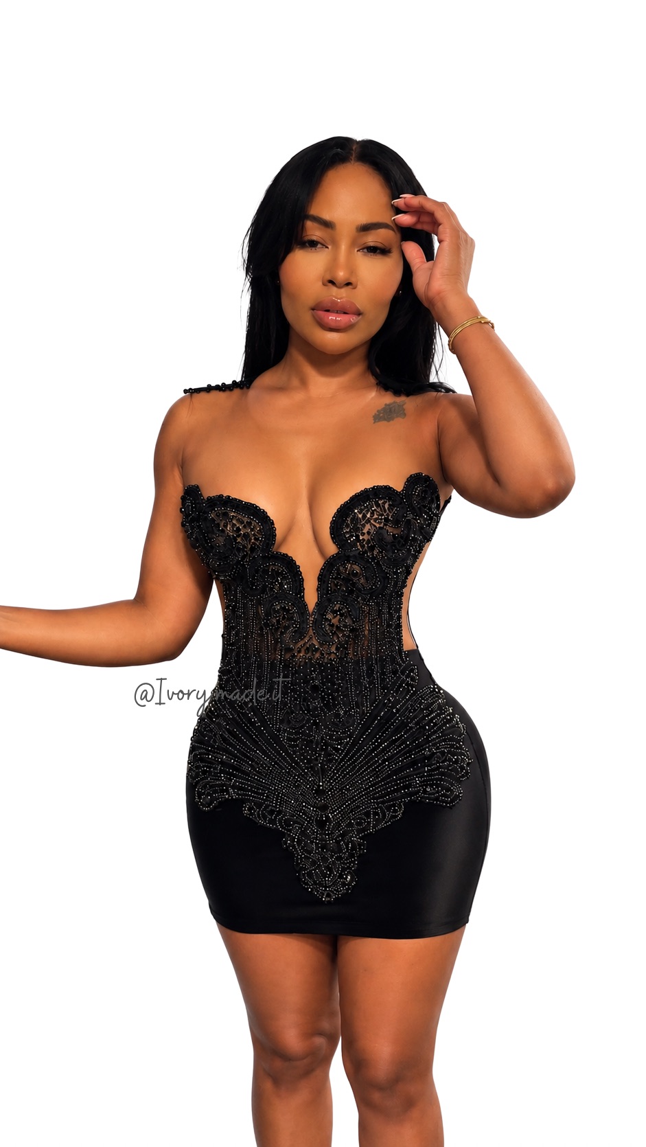 Noir Royale Mini Dress Noir Royale Mini Dress ✨
